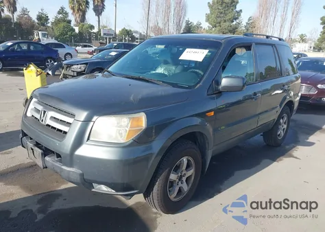 2006 Honda Pilot Ex-L z USA, uszkodzony, nr VIN 2HKYF18516H544977